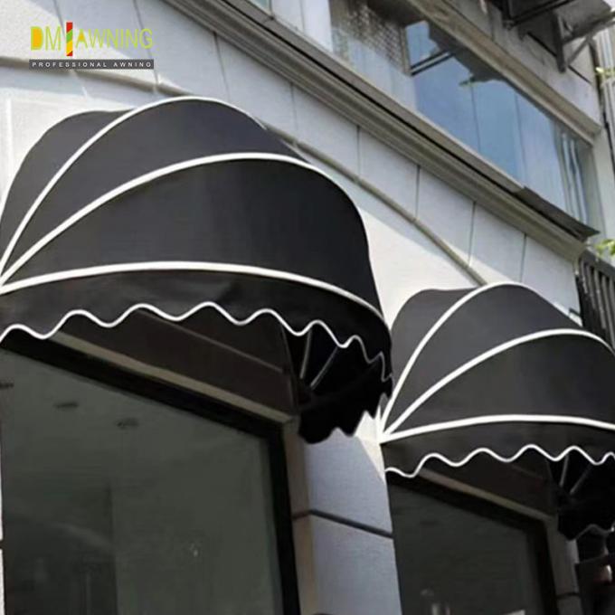 Sunshade Outdoor French Style Awnings 3M Aluminium Half Round Awning