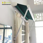 Aluminum Retractable Window Awnings Drop Arm Canopy