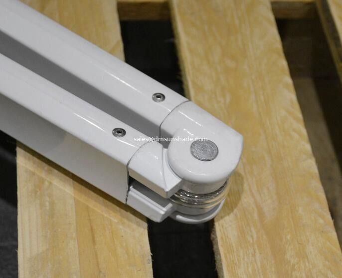 Aluminium oudoor power coated retractable awning arms /awning