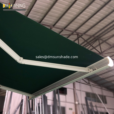 Hot Sale Electric Full Cassette Awning White Color Frame and Acrylic Fabric Smooth