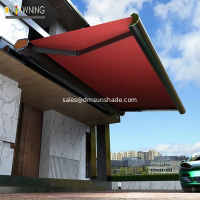 Restaurant Shop Electric Waterproof Retractable Awning Full Box