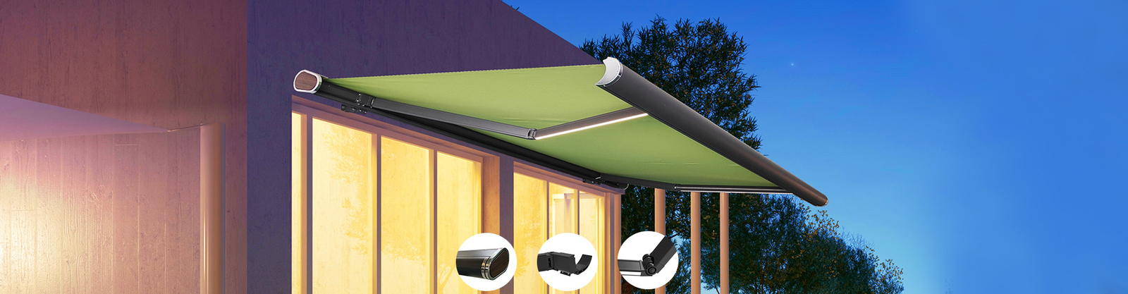 quality Retractable Awning Hardware factory