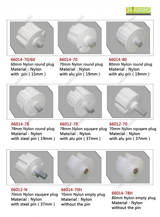 Outdoor Retractable Awning Hardware Aluminium Retractable Awning Arms