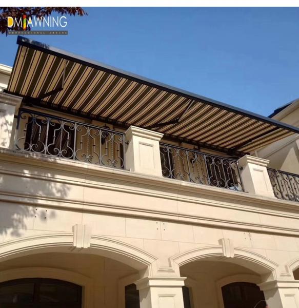 Courtyard, balcony, shop electric telescopic awning, awning full box