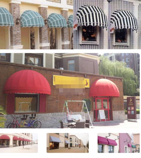 Outdoor Power Coated French Style Awnings Window Balcony