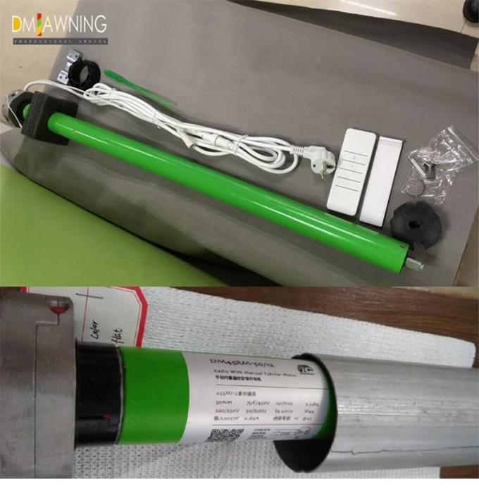 Manual Retractable Awning Hardware Awning Tubular Motor Dual Purpose