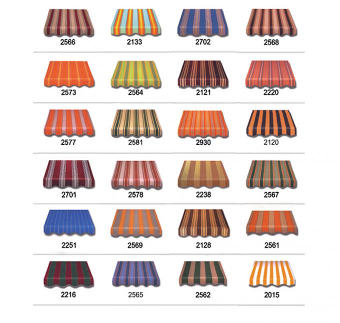 Commercial Folding European French Style Awnings Half Round Awning