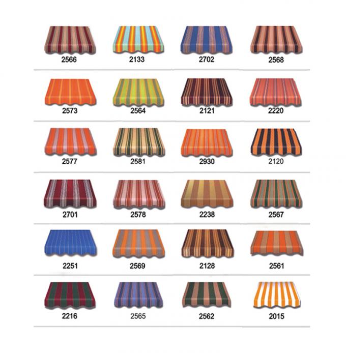 European Stype Retractable Aluminium Window Awning Window Awning Parts