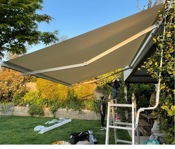 White Aluminum Awning Parts Arm Bar Awning Connection Kit