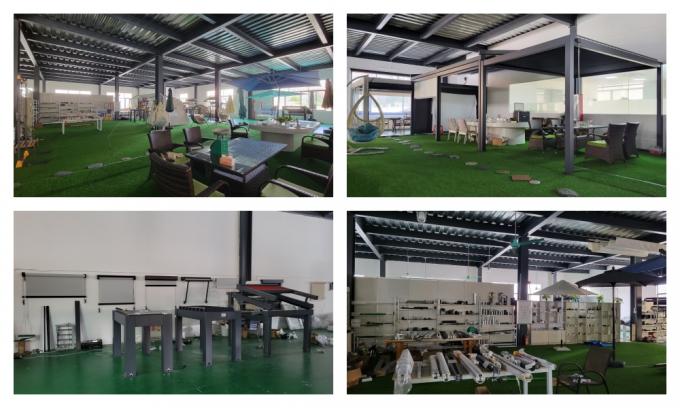 Adjustable pitch angle 5-35° Waterproof Retractable Awning factory