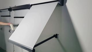 Folding arm awning