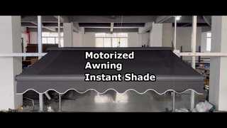 580-Half Cassette Canopy Retractable Arm Awning