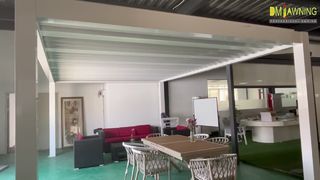 Motorized Adjustable Aluminum Tilting Sun Louvers