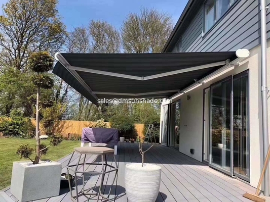 White Color Frame Full Cassette Awning / Electric Cassette Awning Wholesale
