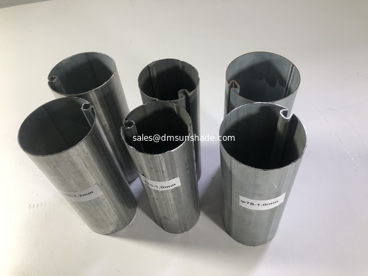Awning Parts Galvanized Roller Pipe Roller Tube 70mm 78mm 100mm Awning Tube