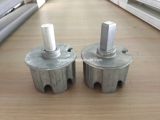 Window Sunshade Retractable Awning Parts Roller Blinds Accessories 70mm Aluminum Square/ Round Reel Plug