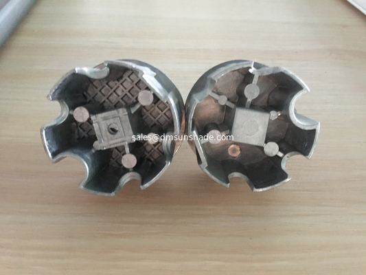 Window Sunshade Retractable Awning Parts Roller Blinds Accessories 70mm Aluminum Square/ Round Reel Plug