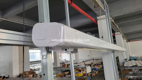 Outdoor Luxury Full Cassette Retractable Awning With Motor and LED Light Customize Awnings