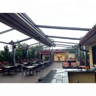 Customized made Aluminum PVC Pergola roof sunshade system