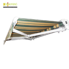 Aluminium Waterproof Retractable Awning Retractable Garden Canopy With Rain Chennel