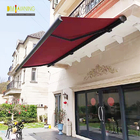 Restaurant Shop Electric Waterproof Retractable Awning Full Box