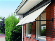 Outdoor aluminium heavy duty drop arm window awnings