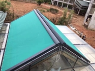 heavy duty Remote motor sunshade greenroom of  waterproof roof retractable pergola awnings