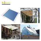 Motorized retractable aluminum conservatory waterproof awnings