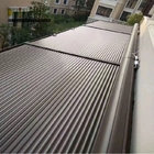 Electric Retractable Roof Awning Zip Track Roof Retractable Aluminium Outdoor Roller Shutters
