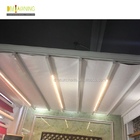 Aluminum Pergola Awning Kits Motorized Retractable Roof Polyester Acrylic