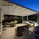 Motorized PVC pergola/Roof sunshade aluminum patio covers