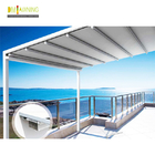 Motorized PVC pergola/Roof sunshade aluminum patio covers