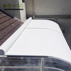 Aluminum Motorized Conservatory Awning Roof Retractable Roller Shutter