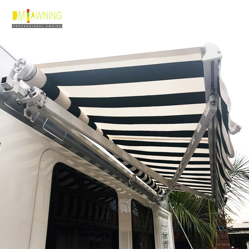 Manual telescopic awning, restaurant awning, hotel awning, balcony awning manual