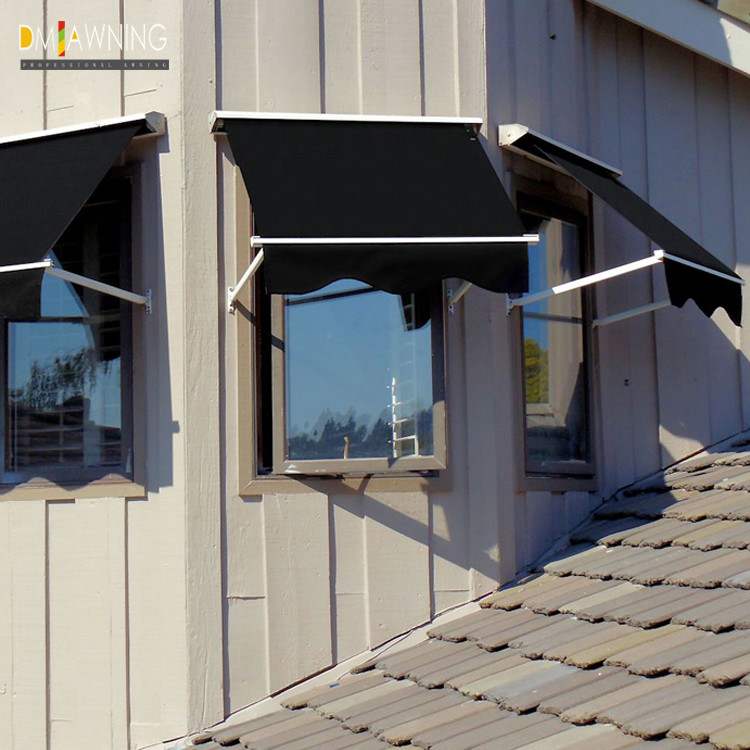 Aluminium retractable window awnings
