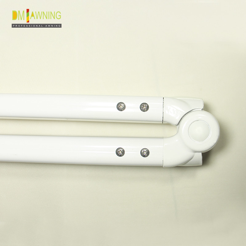 Aluminium oudoor power coated retractable awning arms /awning