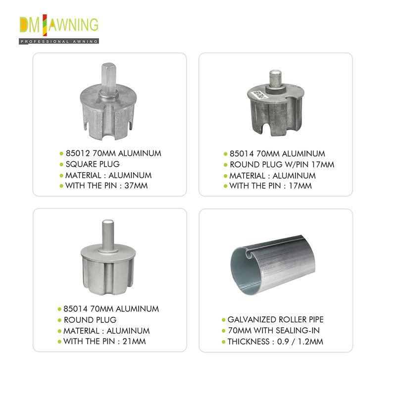Awning Aluminum Roller Blind Kits Tube Plug Roman Blind Kit Argos