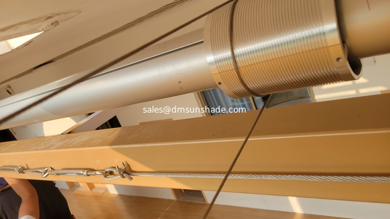 Outdoor&indoor Motorized Wave Sliding Awning Shade Sail
