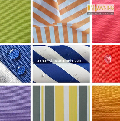 China Factory Wholesale 120cm Width Waterproof 100% Solution Dyed Acrylic Awning Fabric
