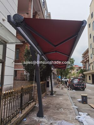 Luxury Freestanding Full Cassette Awning - Weatherproof RetractableShade for Garden & Terrace