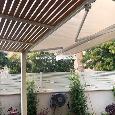 OUTDOOR FOLDING AWNING Customized Aluminum Alloy Full Cassette Motorized Retractable Side Awning