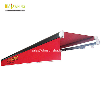 Outdoor aluminum card type retractable awning for patio, patio, shop, hotel awning