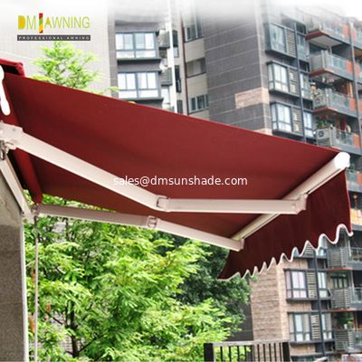Automatic Aluminum Waterproof Semi- Cassette Balcony Retractable Outdoor Awning