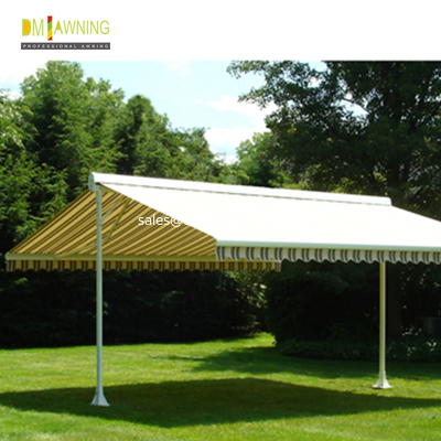 Double awning, awning, independent double - sided, electric hand - operated