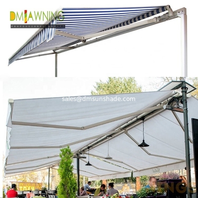 Free Standing Double Sides Balcony Retractable Awning for Sunshade/wind