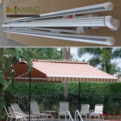 Free Standing Double Sides Balcony Retractable Awning for Sunshade/wind