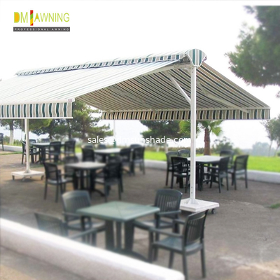 Double Sides Balcony Retractable Awning For Sunshade Wind