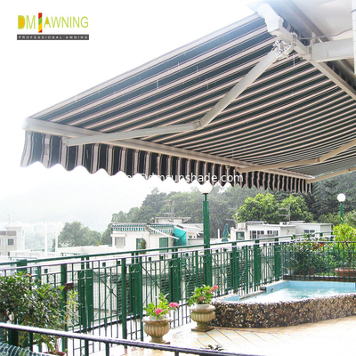 Motorized Retractable Awning，awnings With Screen Used For Home And Patio