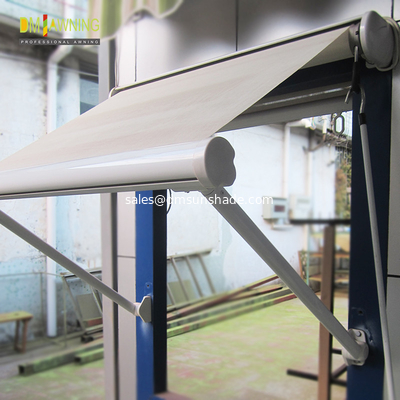1.4m Aluminium Drop Arm Window Awning Light Retractable Awning