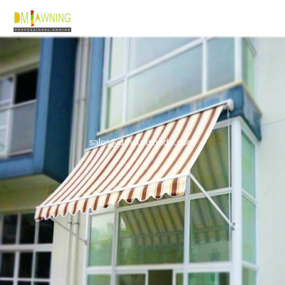 Outdoor aluminium heavy duty drop arm folding window awnings, folding arm awnings, window awnings